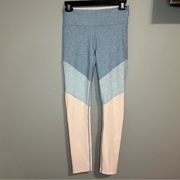 Outdoor Voices Springs 7/8 high rise color block athletic leggings size small - Picture 2 of 8
